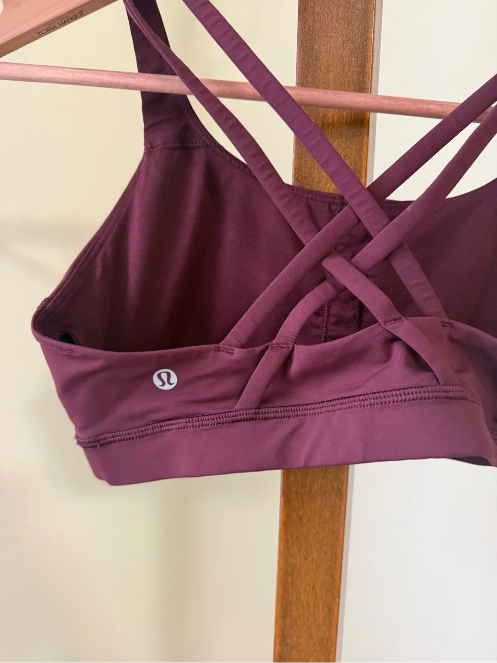lululemon athletica Strappy Sports Bra - Wine